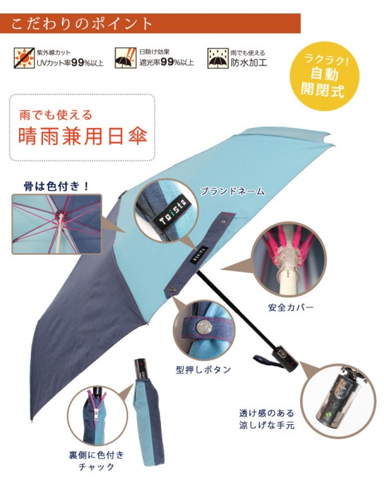男性用の日傘
